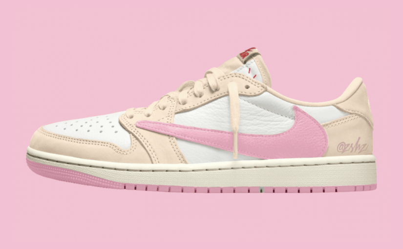Travis Scott x Air Jordan 1 Low OG SP “Sail/Tropical Pink”